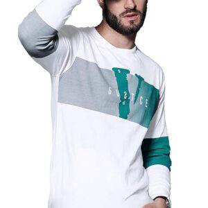 JUARI BE A GENTLEMAN Men's Regular Fit Printed Full Sleeve T-Shirt